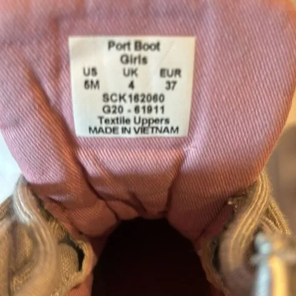 SPERRY Port Boot Duck Boots All-weather women’s/girls size 5 - Picture 6 of 10